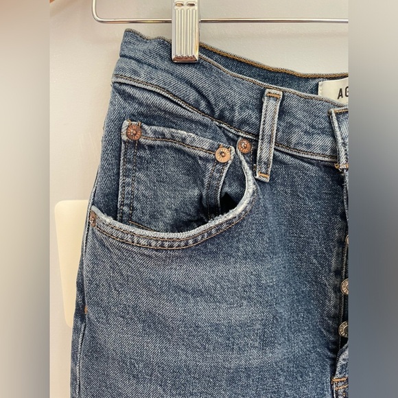 Agolde Blue Ankle & Cropped Jeans - Picture 4 of 11